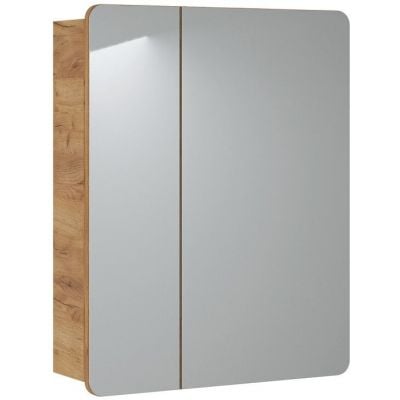 Szafka 60x16x75 cm z lustrem dąb ARUBA84160CMFSC Comad Aruba