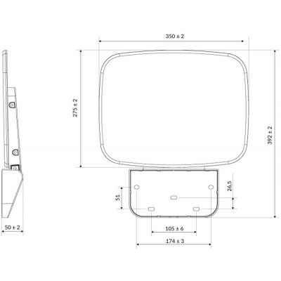 Siedzisko prysznicowe DOAC1501WH Actima Seduro