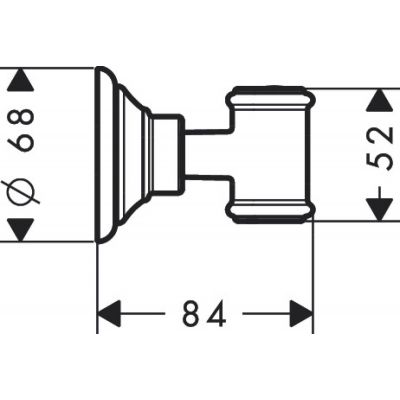 Uchwyt prysznicowy 16325950 Axor Montreux