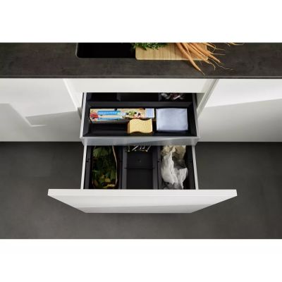 Sortownik na odpady 45 l czarny 526209 Blanco Select II