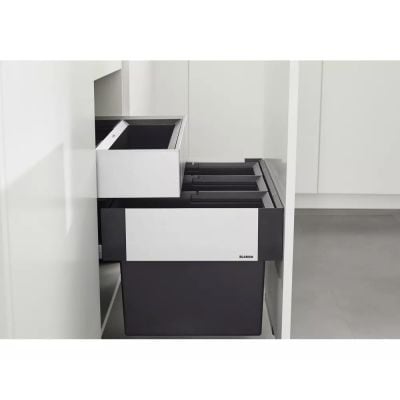 Sortownik na odpady 45 l czarny 526209 Blanco Select II