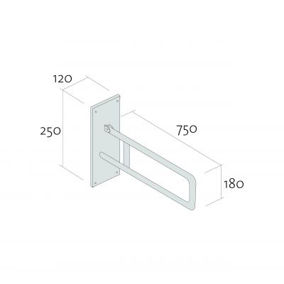 Uchwyt dla niepełnosprawnych K97035 Cersanit