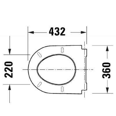 Deska sedesowa wolnoopadająca biała 0028490021 Duravit D-Code
