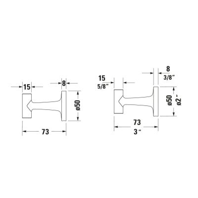 Wieszak na ręcznik 0099290400 Duravit Starck T
