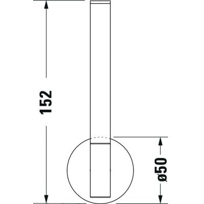 Uchwyt na papier toaletowy czarny 0099394600 Duravit Starck T