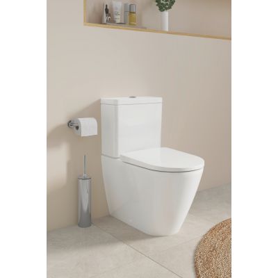 Szczotka toaletowa z rączką stojąca chrom 0099451000 Duravit Starck T