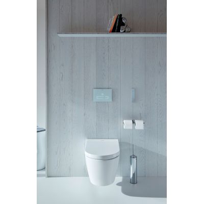 Szczotka toaletowa z rączką stojąca chrom 0099451000 Duravit Starck T