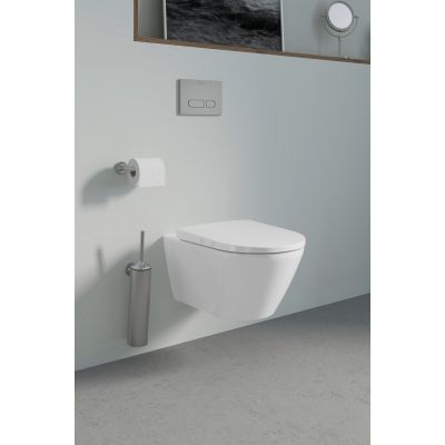 Szczotka toaletowa z rączką ścienna stal 0099467000 Duravit Starck T