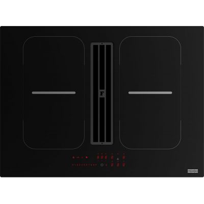 Płyta indukcyjna z okapem 70 cm blatowy czarny 3400705229 Franke Smart