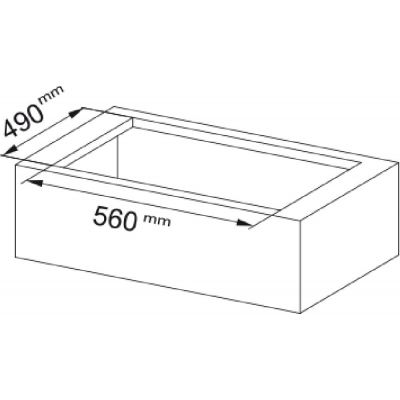 Okap kuchenny 70 cm blatowy czarny 3400705338 Franke Smart