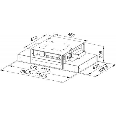 Okap kuchenny 90 cm ścienny stal 3500705070 Franke Maris