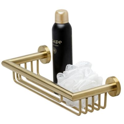 Koszyk łazienkowy 9165140730 Geesa Nemox Brushed Gold