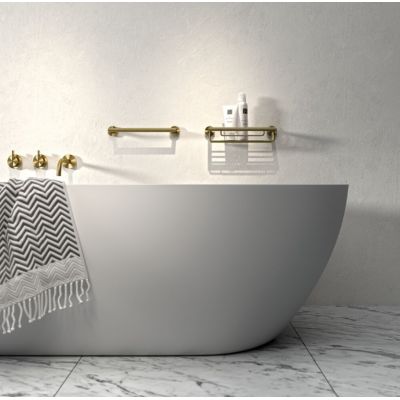 Koszyk łazienkowy 9165140730 Geesa Nemox Brushed Gold