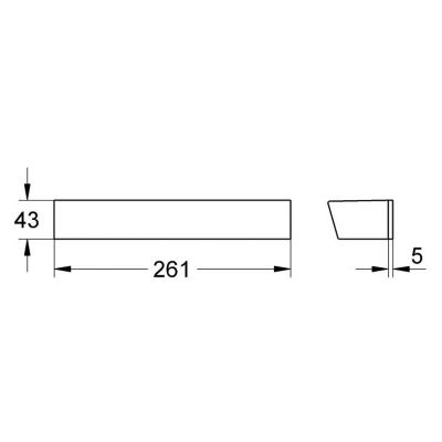 Półka 18608001 Grohe Grohtherm