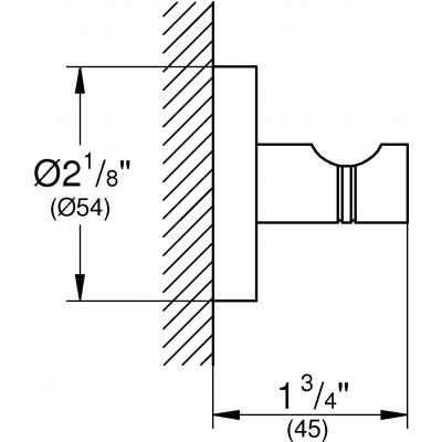 Wieszak na ręcznik brushed hard graphite 40364AL1 Grohe Essentials