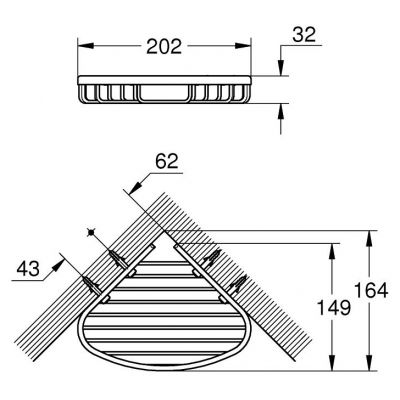 Mydelniczka 40664001 Grohe BauCosmopolitan