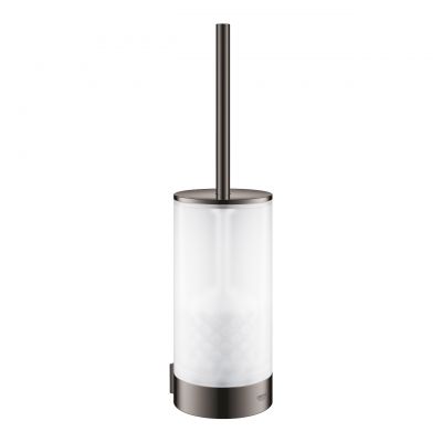 Szczotka toaletowa ścienna hard graphite 41076A00 Grohe Selection