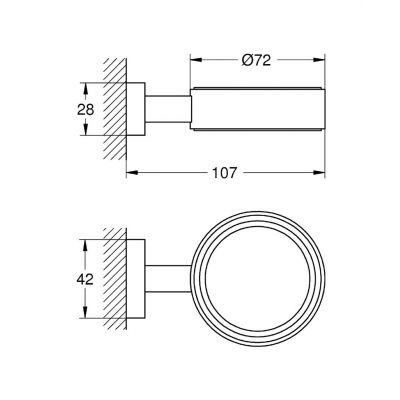 Zestaw Grohe 40372001, 40507001, 40508001, 40510001, 40511001, 40513001
