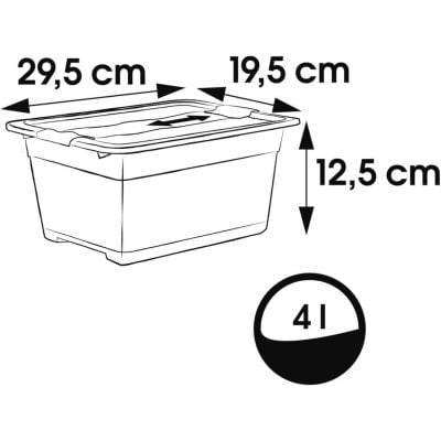 Pojemnik na zabawki 1094000100000 Keeeper Cristallbox Cornelia