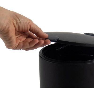 Kosz na śmieci 3 l czarny 23614 Kela Mats