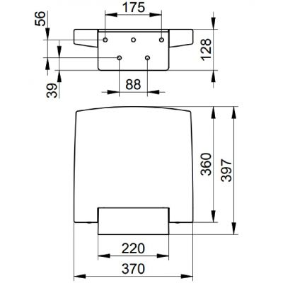 Siedzisko prysznicowe 14983010038 Keuco Plan