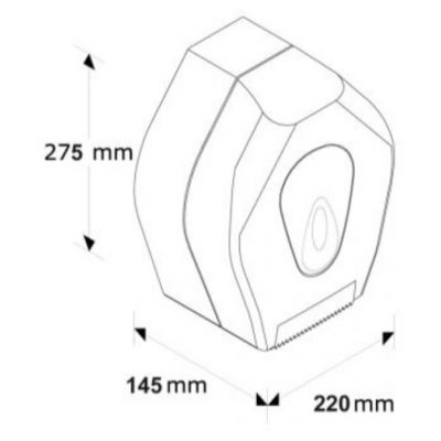Pojemnik na papier toaletowy BPB201 Merida Top Mini