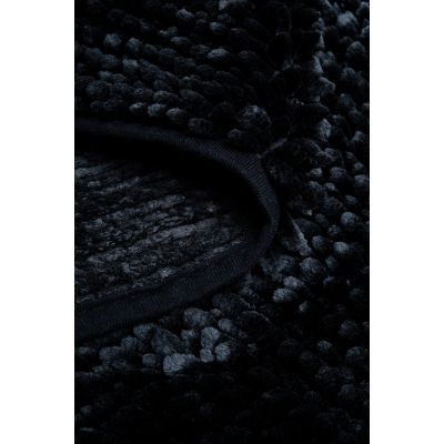 Dywanik łazienkowy 60x40 cm prostokątny czarny 506955 Multi-Decor Chenille