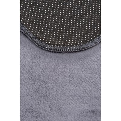 Dywanik łazienkowy 80x50 cm prostokątny szary 508346 Multi-Decor Teddy