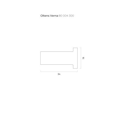 Wieszak na ręcznik czarny mat 80004300 Oltens Vernal