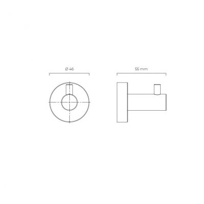 Wieszak na ręcznik złoto szczotkowane 80008810 Oltens Gulfoss