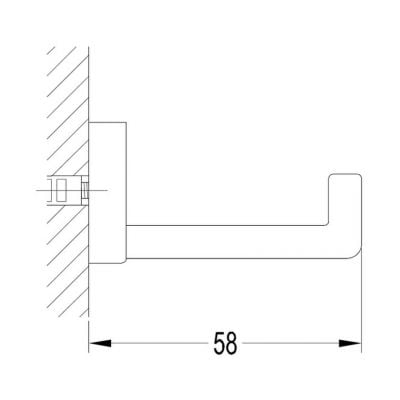 Omnires Darling DA70110BL wieszak