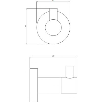 Omnires Modern MP60110CP wieszak