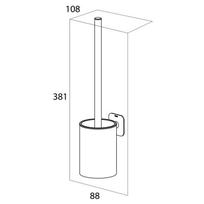 Tiger Colar 1314930746 szczotka toaletowa
