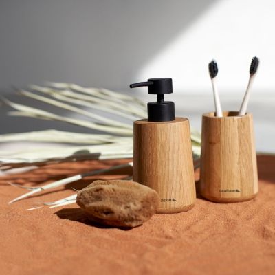 Dozownik do mydła 150 ml drewno 800676 Sealskin Earth