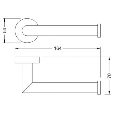 Stella Classic 07445 uchwyt na papier toaletowy chrom