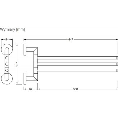 Stella Classic 07130 wieszak chrom