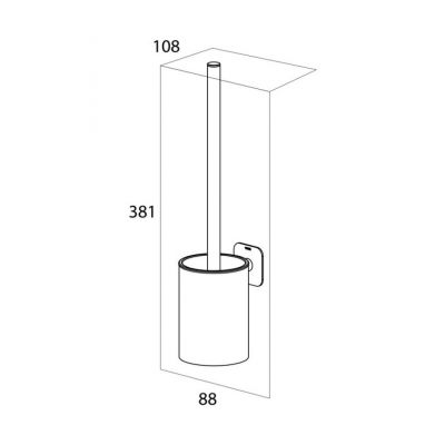 Tiger Colar 1314830946 szczotka toaletowa