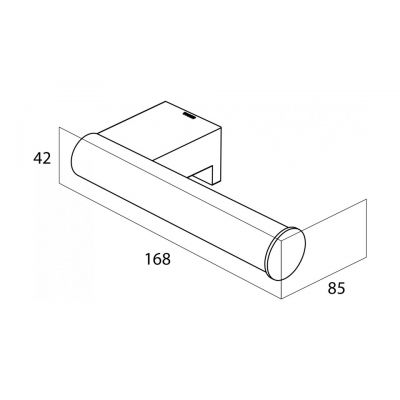 Tiger Bold 289030746 uchwyt na papier toaletowy