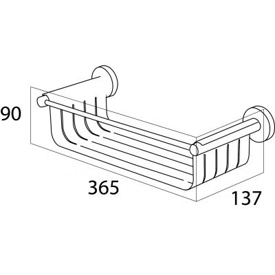 Koszyk łazienkowy 303530746 Tiger Boston