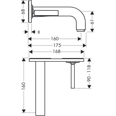 Axor Citterio 39112000 bateria umywalkowa