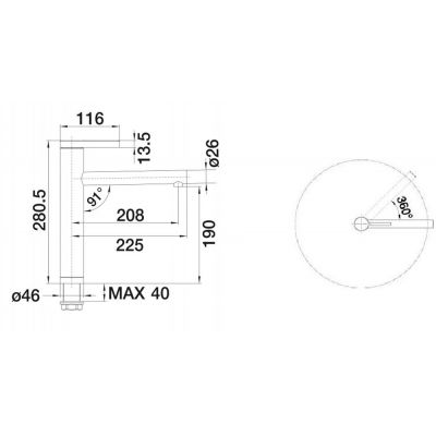 Blanco Linee 517596 bateria kuchenna