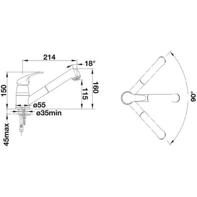 Blanco Daras-S 517735 bateria kuchenna