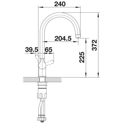 Blanco Trima 520840 bateria kuchenna chrom