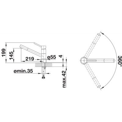 Blanco Kano 521502 bateria kuchenna