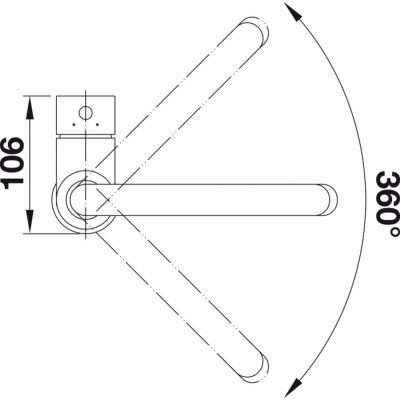 Blanco Mida 526145 bateria kuchenna czarny