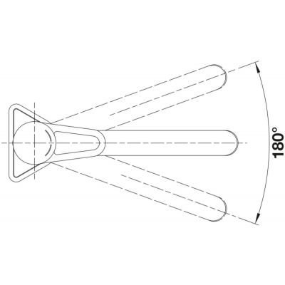 Blanco Wega II 526415 bateria kuchenna chrom