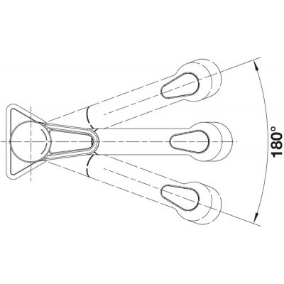 Blanco Wega-S II 526416 bateria kuchenna chrom