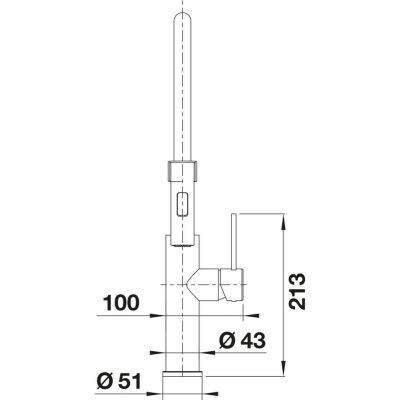 Blanco Sonea-S Flexo 526616 bateria kuchenna stal szlachetna