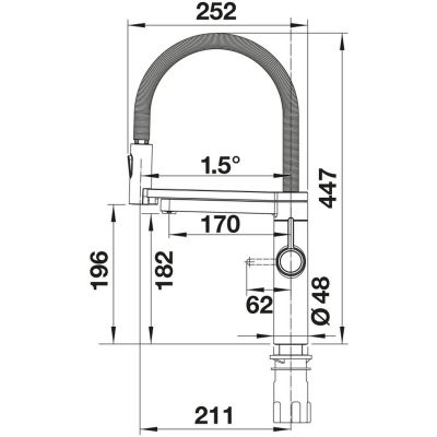 Blanco Evol-S Pro 526636 bateria do filtra wody czarny