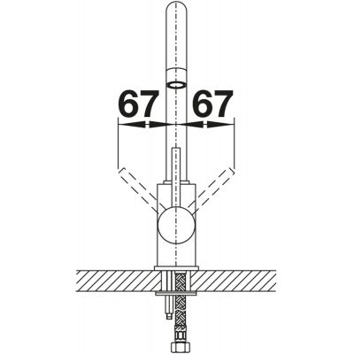 Blanco Mida 526649 bateria kuchenna czarny